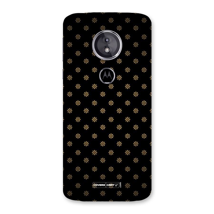 Golden Flowers Back Case for Moto E5