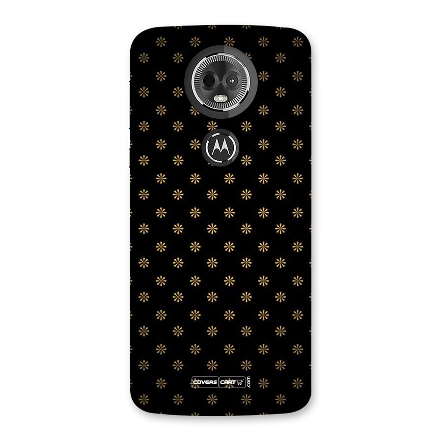 Golden Flowers Back Case for Moto E5 Plus