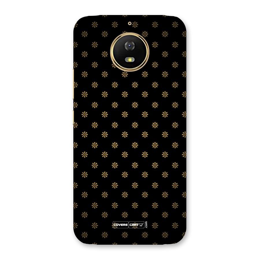 Golden Flowers Back Case for Moto G5s