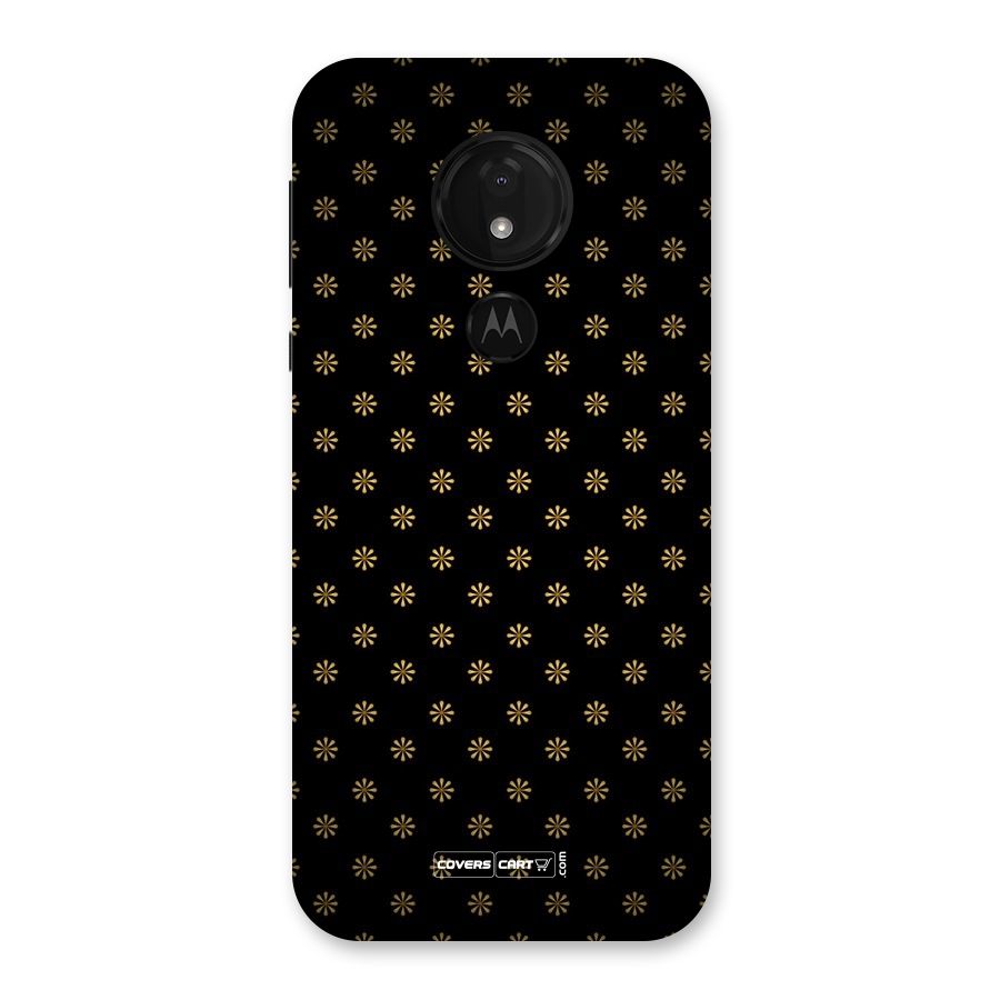 Golden Flowers Back Case for Moto G7 Power