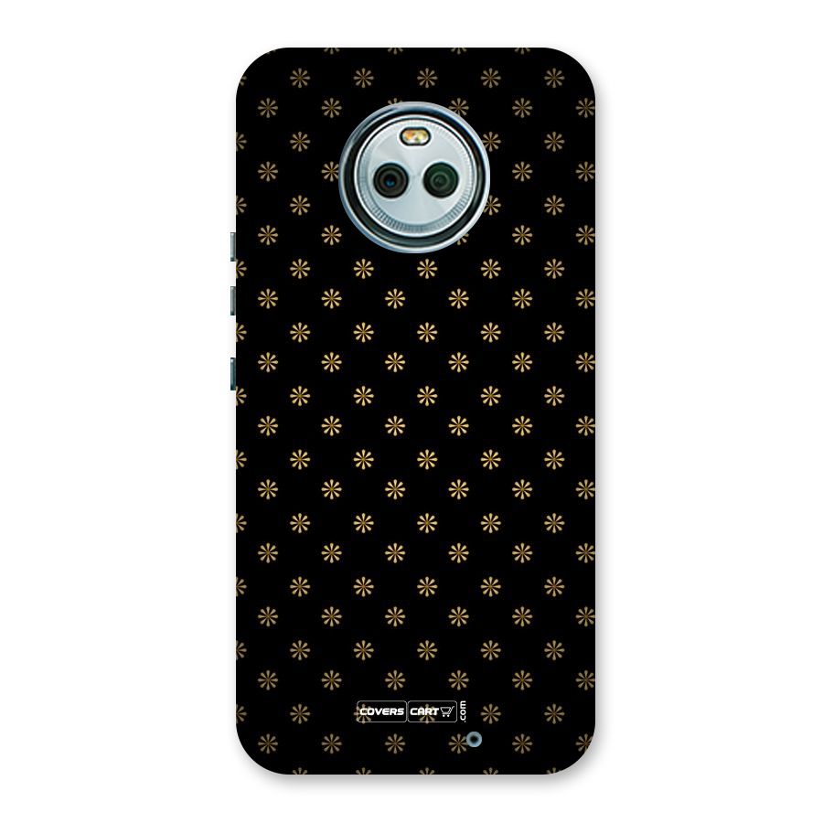 Golden Flowers Back Case for Moto X4