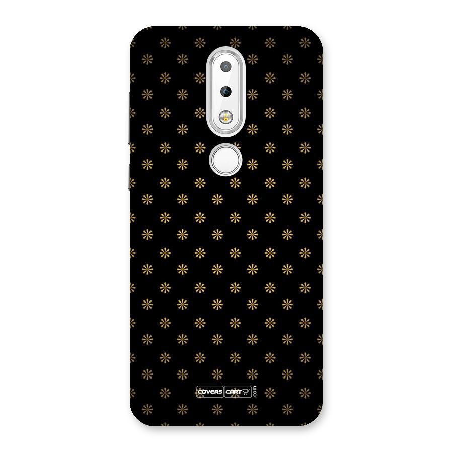 Golden Flowers Back Case for Nokia 6.1 Plus