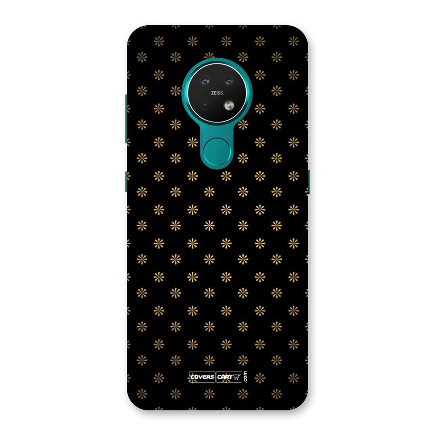 Golden Flowers Back Case for Nokia 7.2