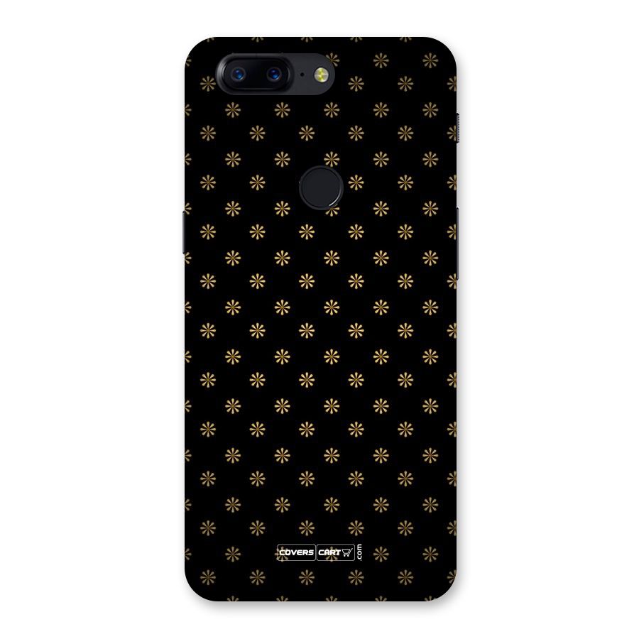 Golden Flowers Back Case for OnePlus 5T