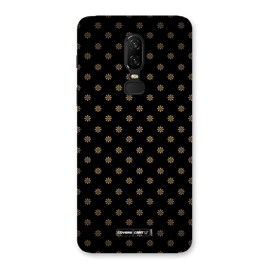 Golden Flowers Back Case for OnePlus 6