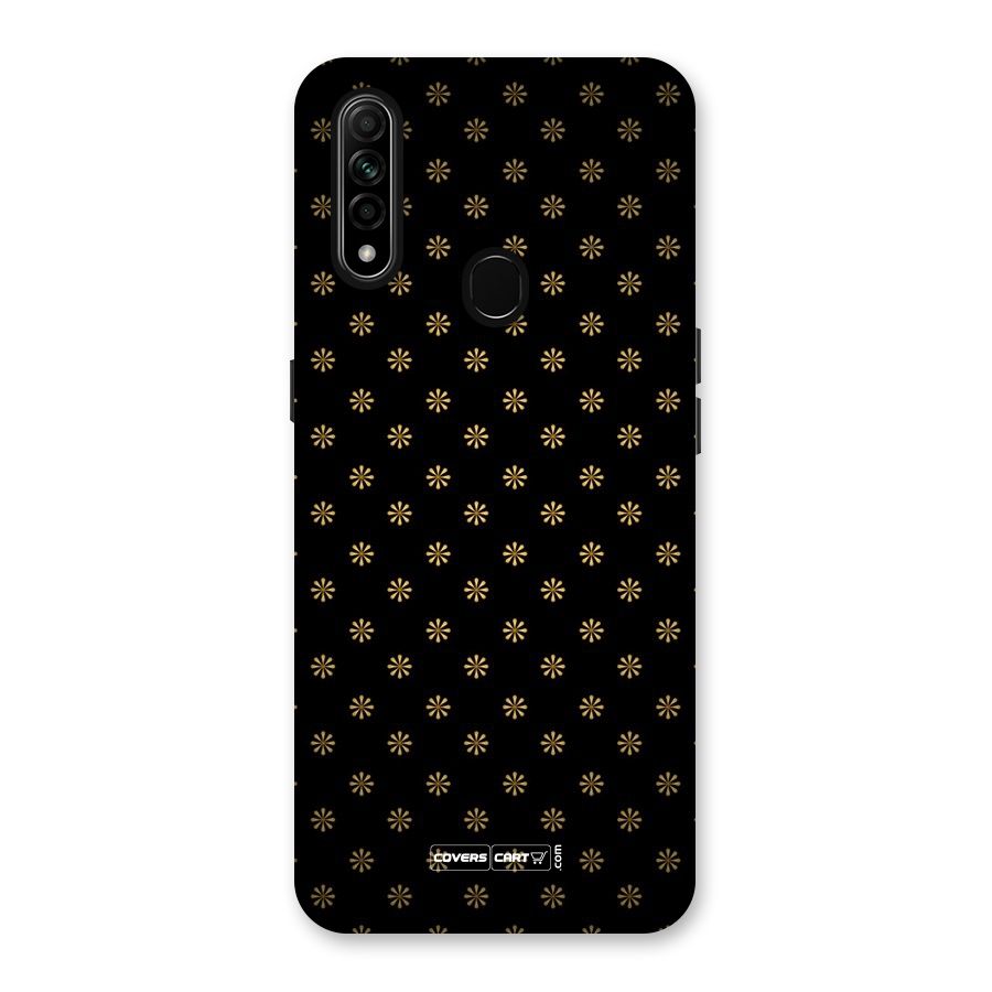 Golden Flowers Back Case for Oppo A31