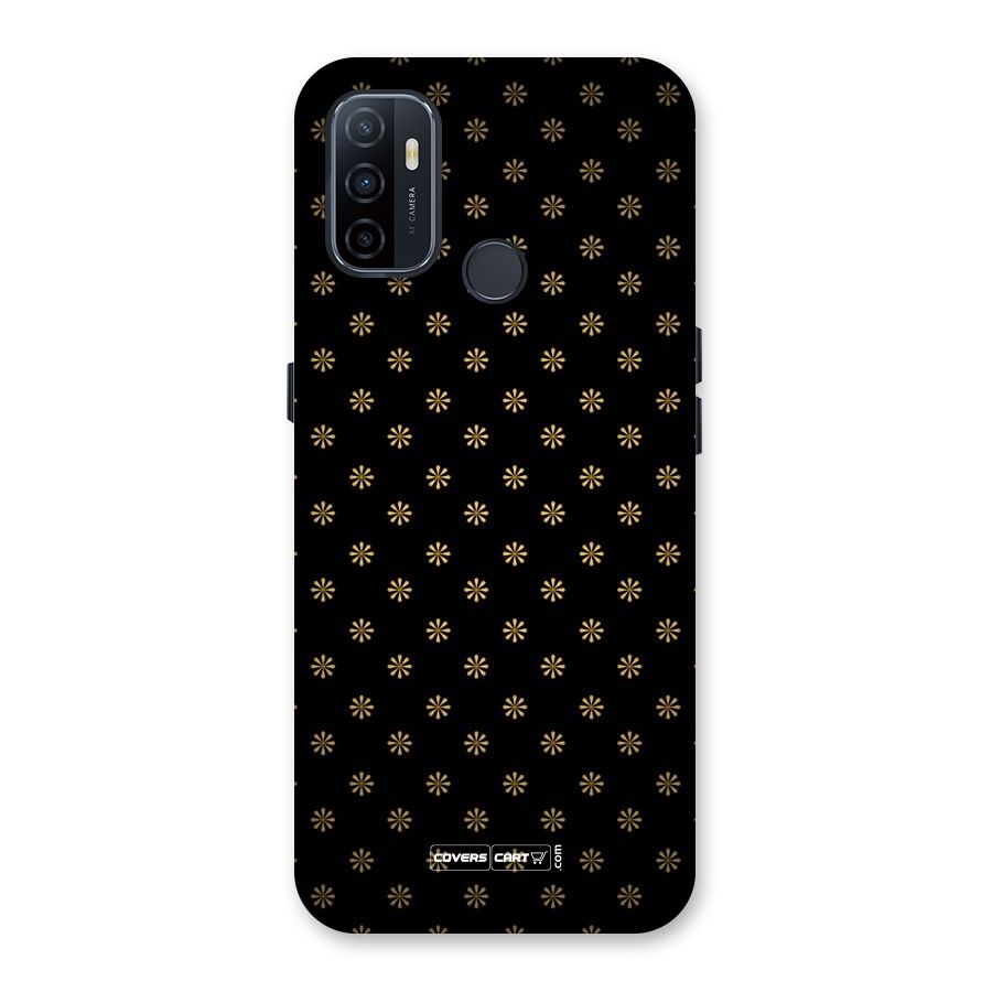Golden Flowers Back Case for Oppo A32