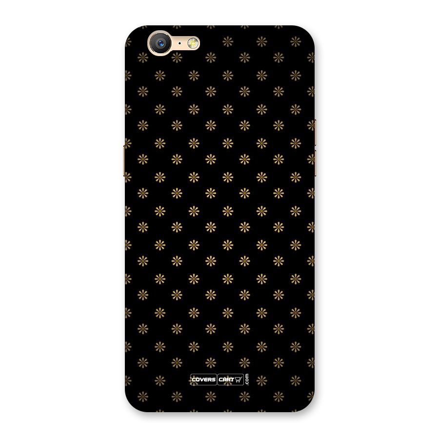Golden Flowers Back Case for Oppo A39