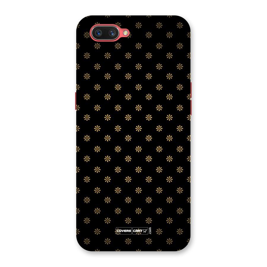 Golden Flowers Back Case for Oppo A3s