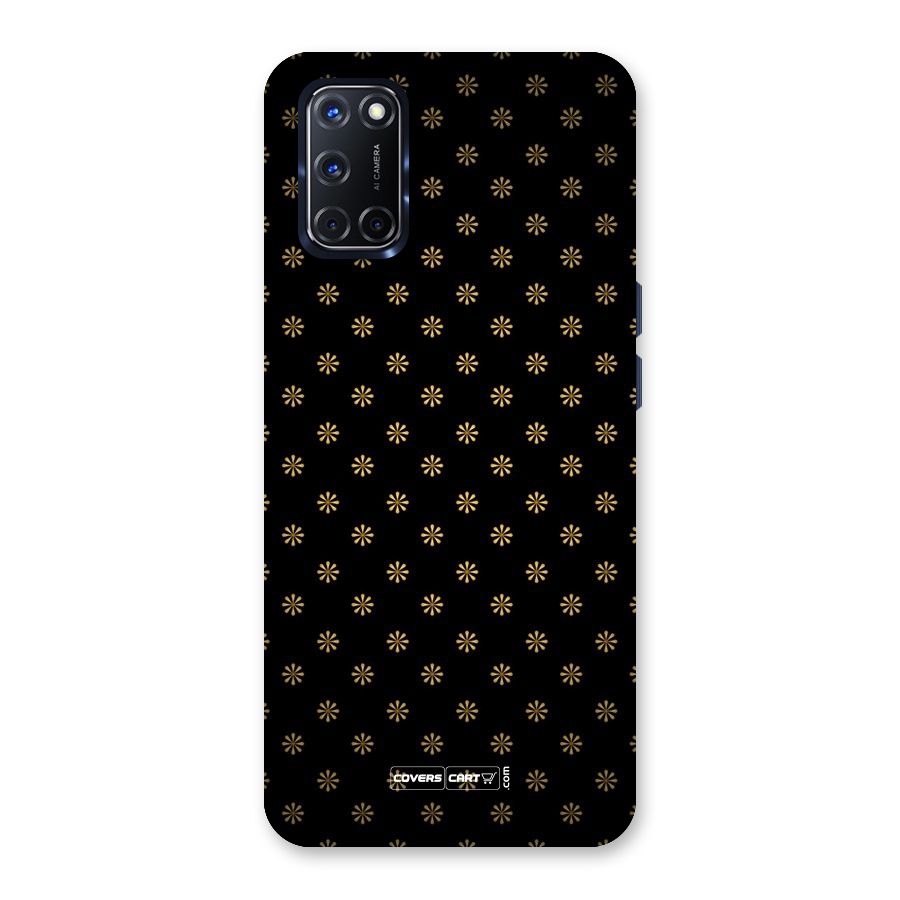 Golden Flowers Back Case for Oppo A52