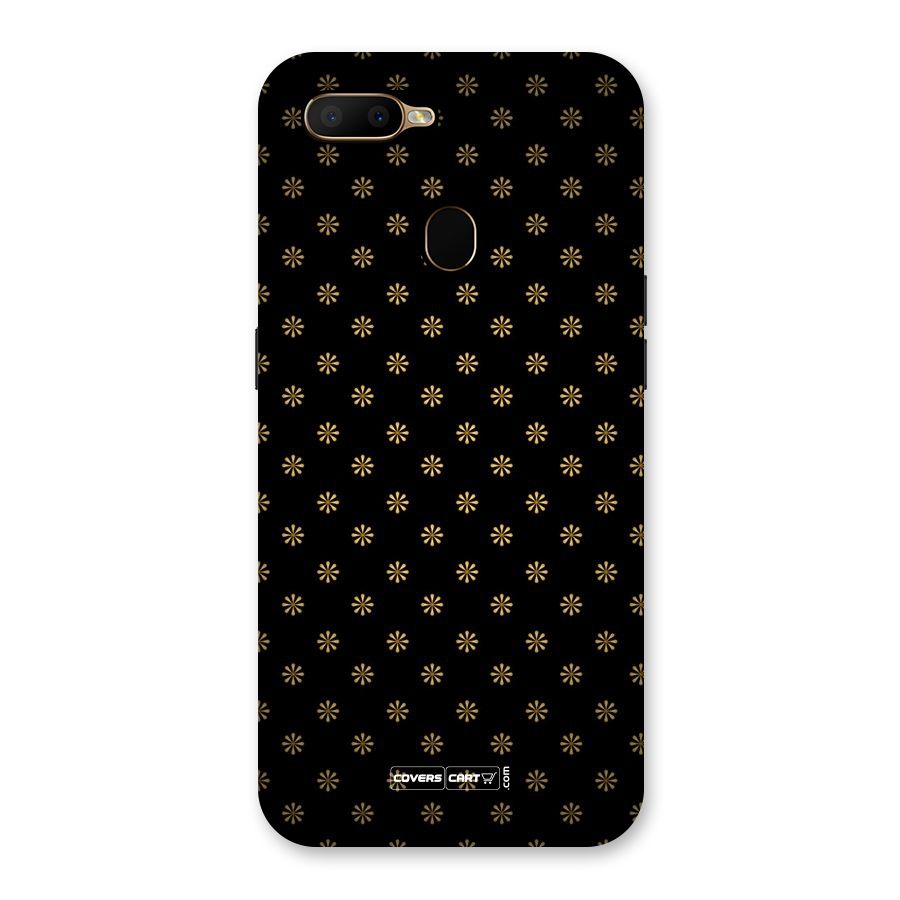 Golden Flowers Back Case for Oppo A5s