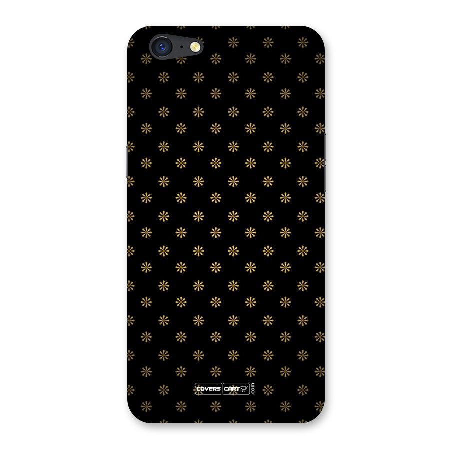 Golden Flowers Back Case for Oppo A71