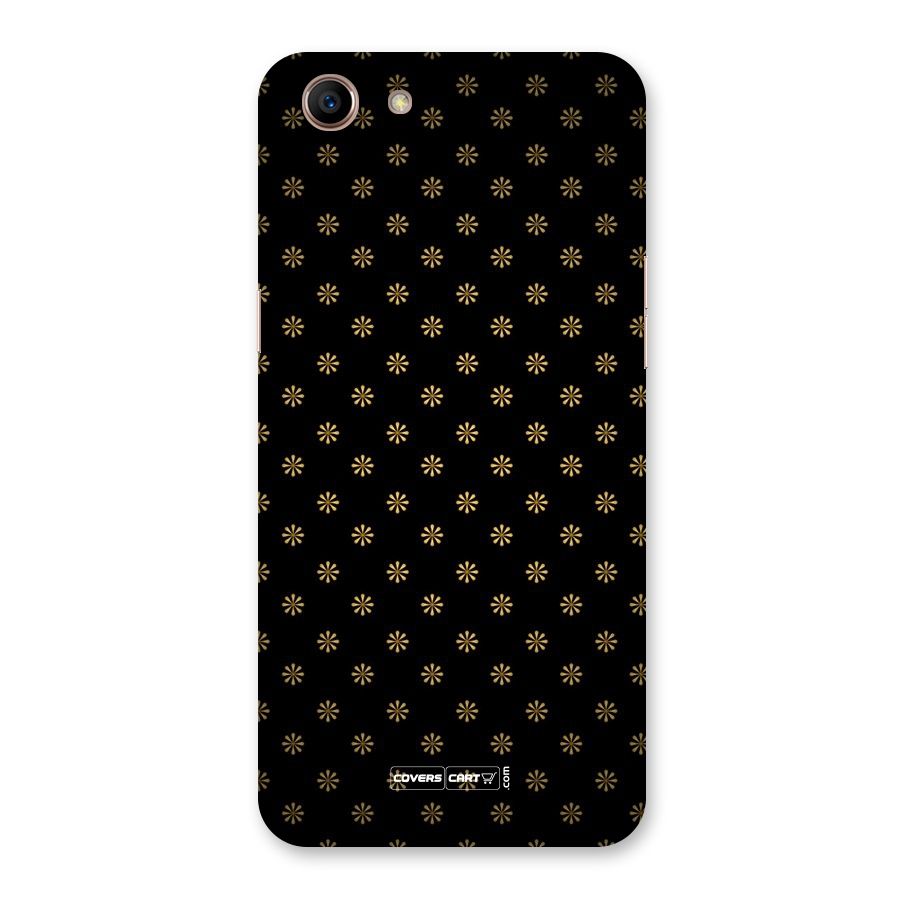 Golden Flowers Back Case for Oppo A83 (2018)