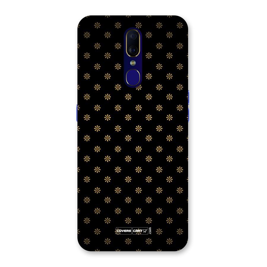 Golden Flowers Back Case for Oppo A9