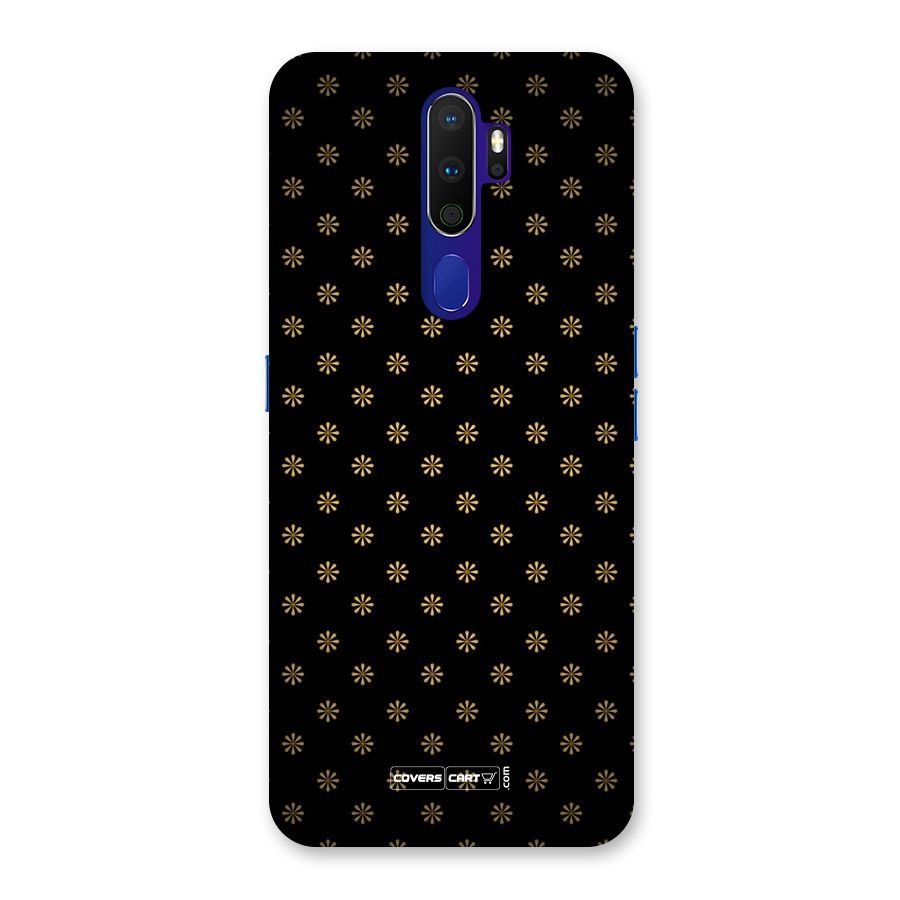 Golden Flowers Back Case for Oppo A9 (2020)