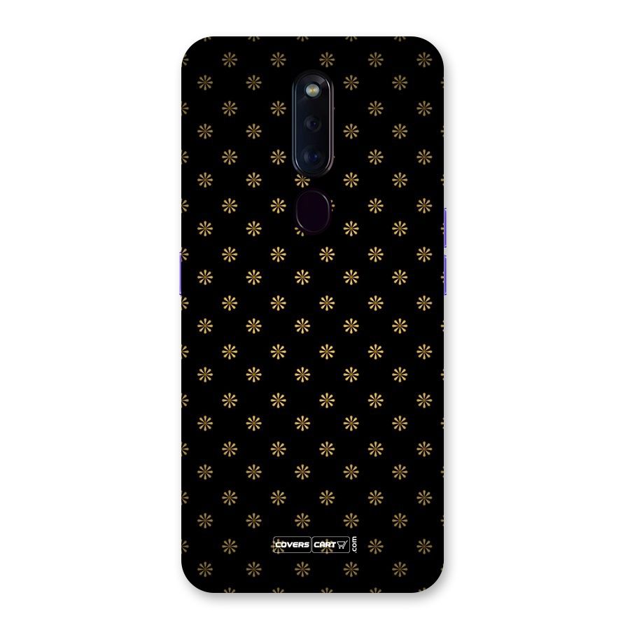 Golden Flowers Back Case for Oppo F11 Pro