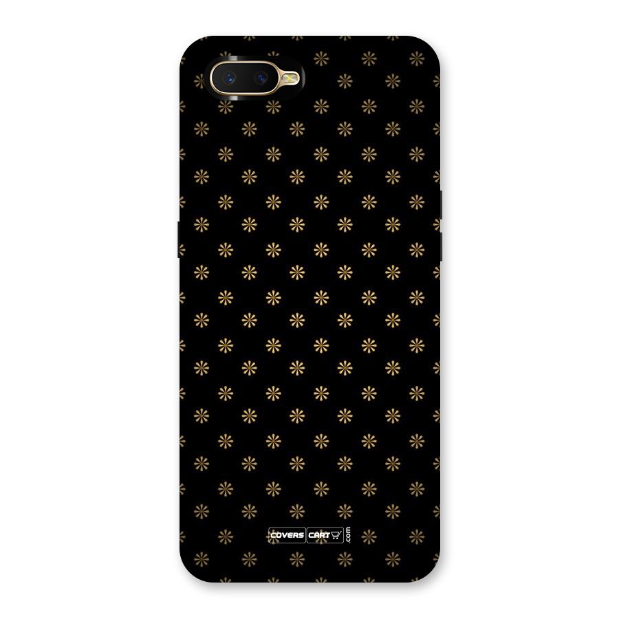 Golden Flowers Back Case for Oppo K1