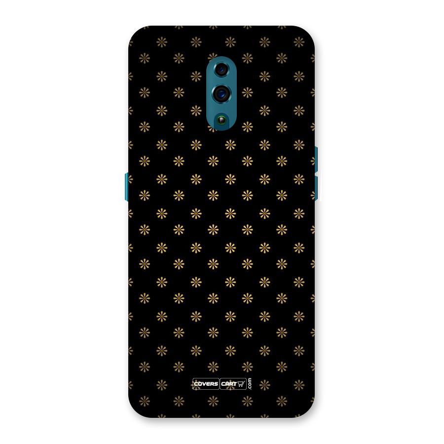 Golden Flowers Back Case for Oppo Reno