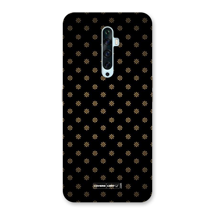 Golden Flowers Back Case for Oppo Reno2 F