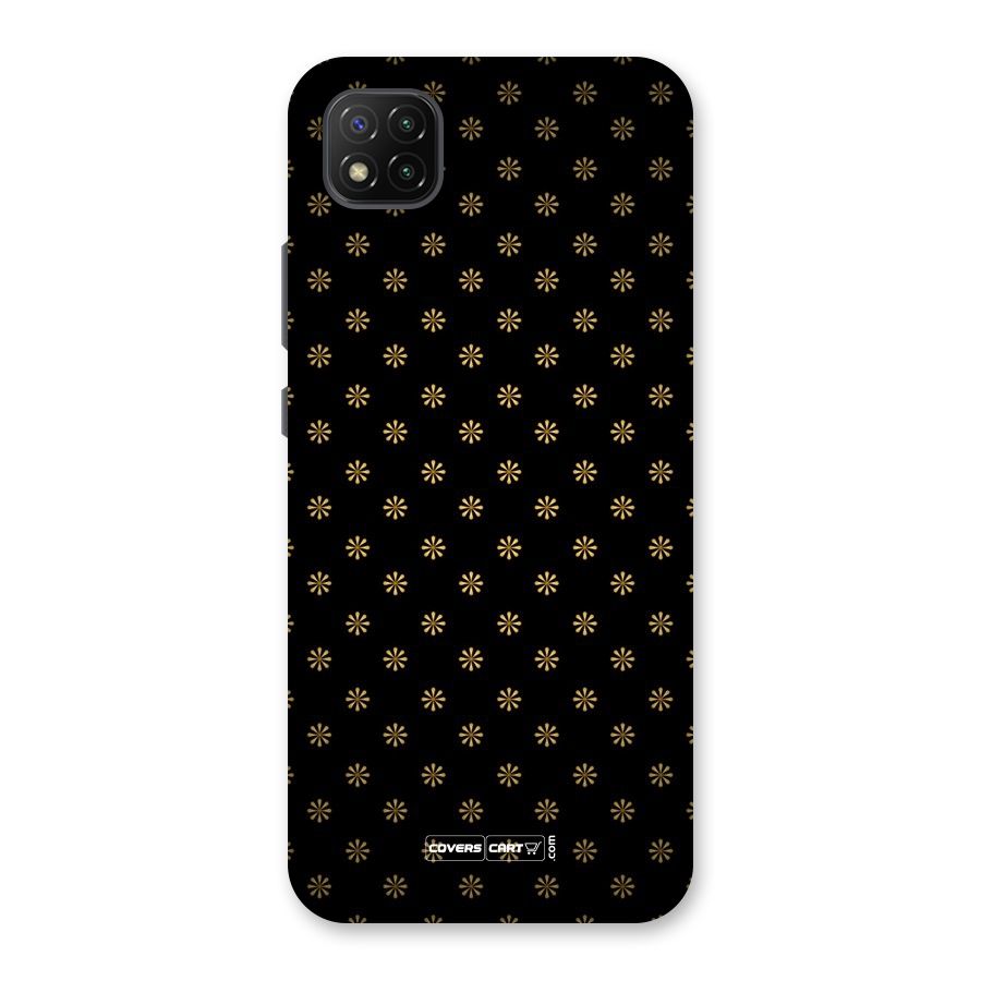 Golden Flowers Back Case for Poco C3