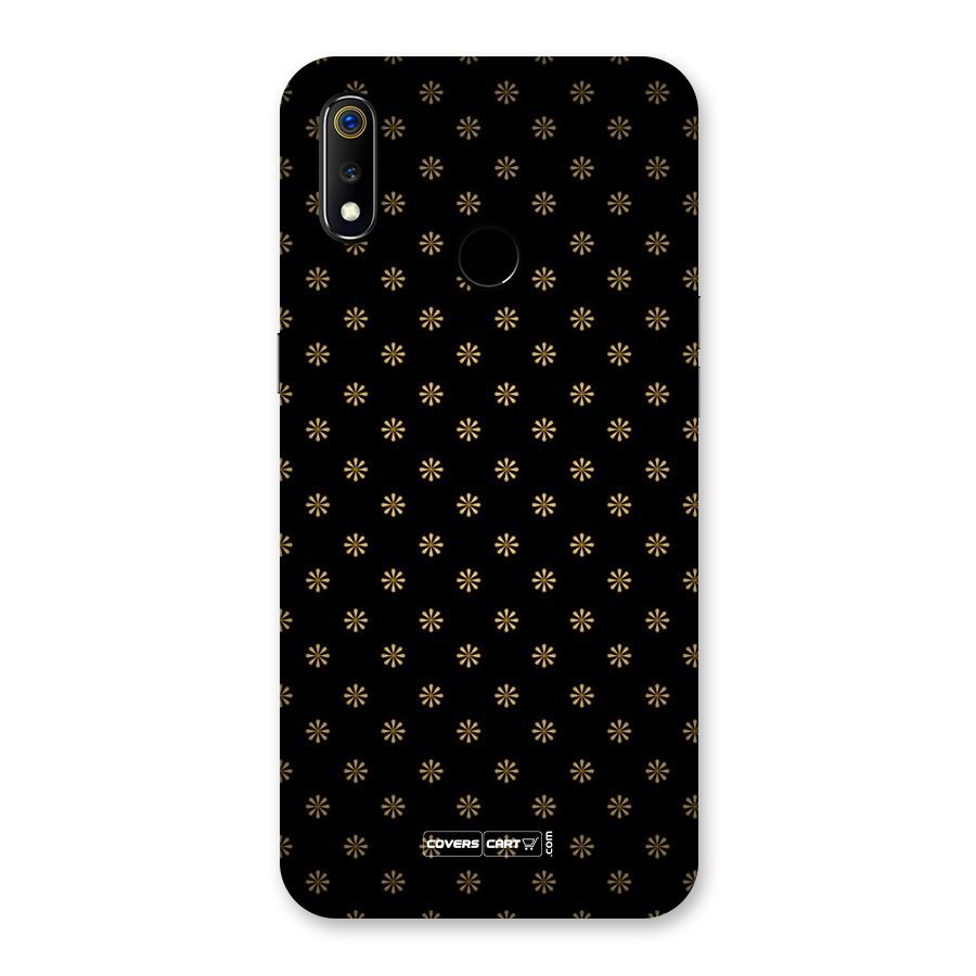 Golden Flowers Back Case for Realme 3