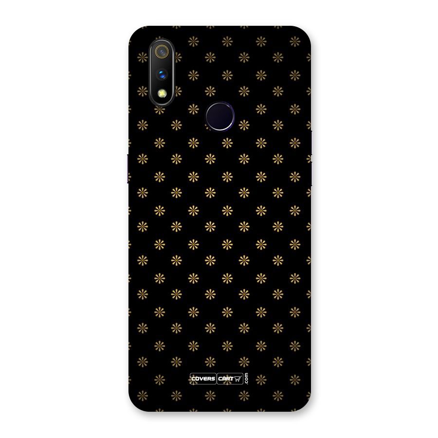 Golden Flowers Back Case for Realme 3 Pro