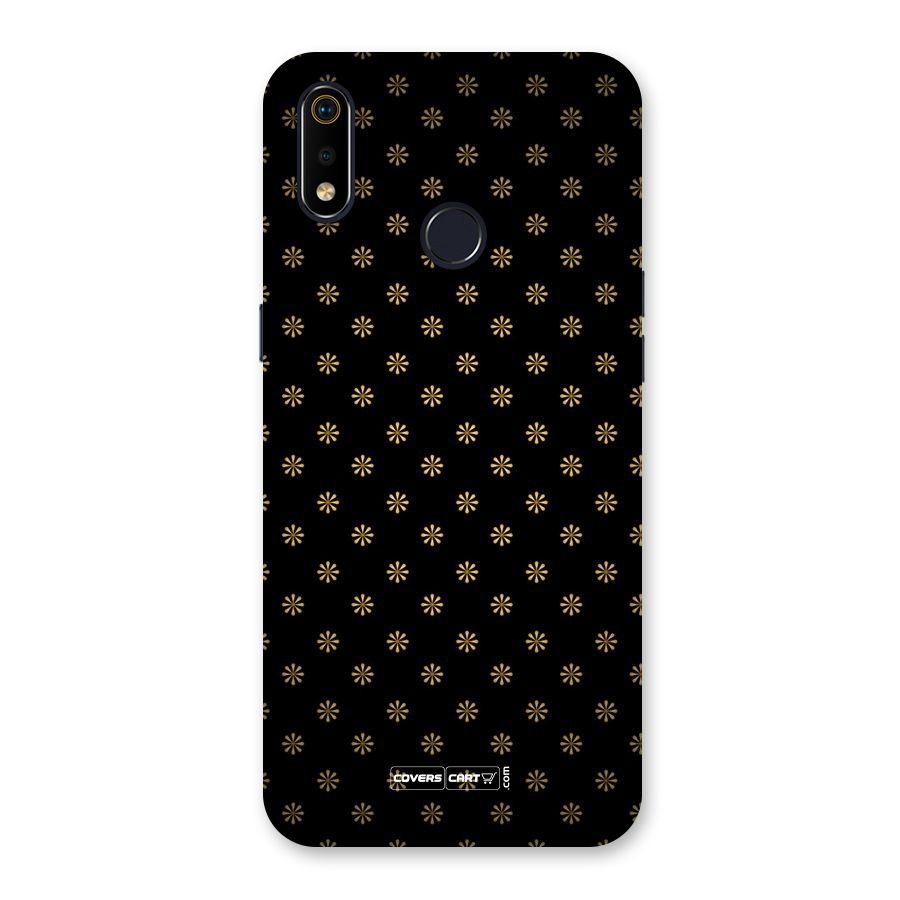 Golden Flowers Back Case for Realme 3i