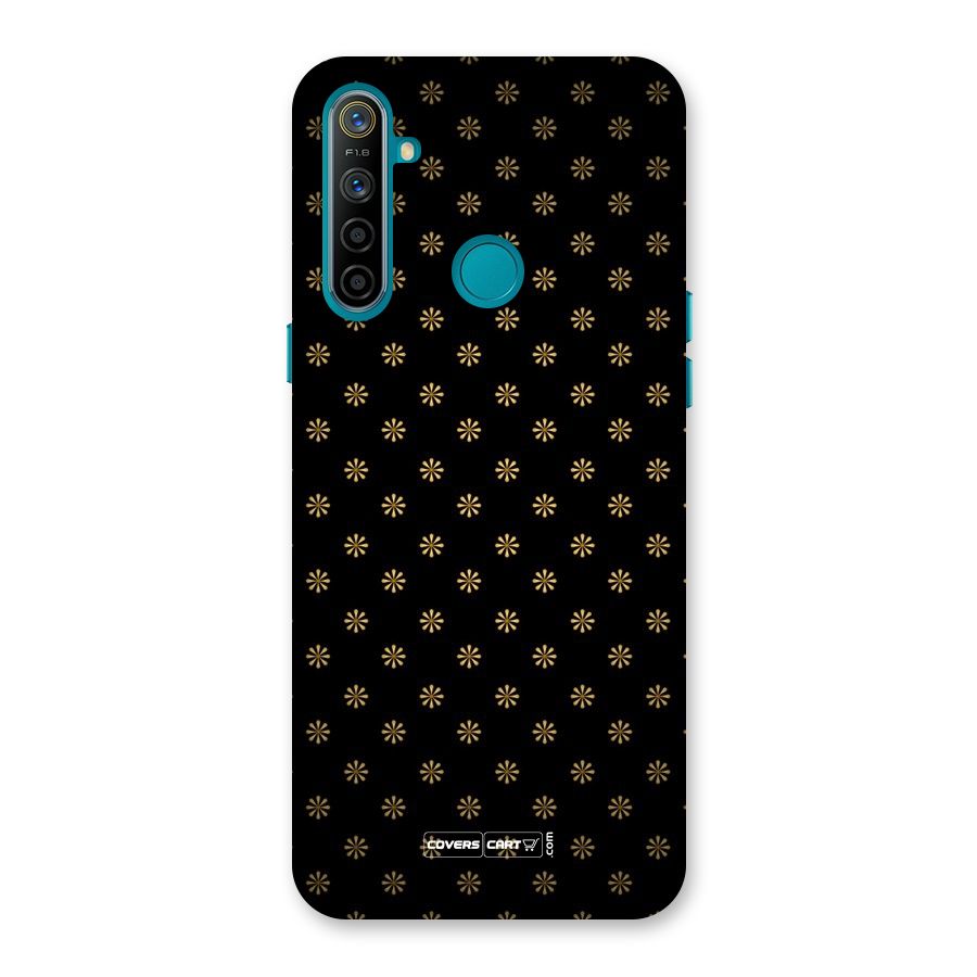 Golden Flowers Back Case for Realme 5i