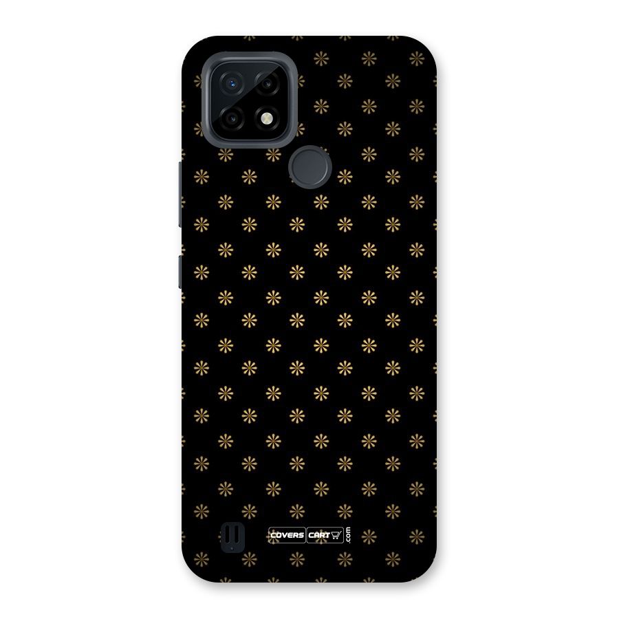 Golden Flowers Back Case for Realme C21