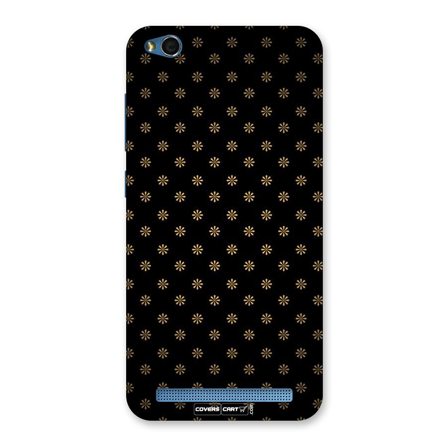 Golden Flowers Back Case for Redmi 5A