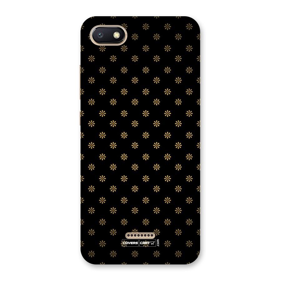 Golden Flowers Back Case for Redmi 6A