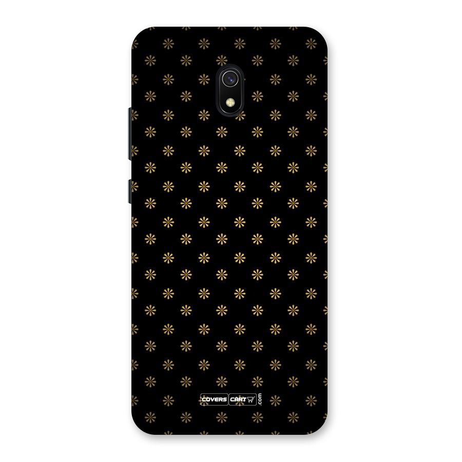 Golden Flowers Back Case for Redmi 8A
