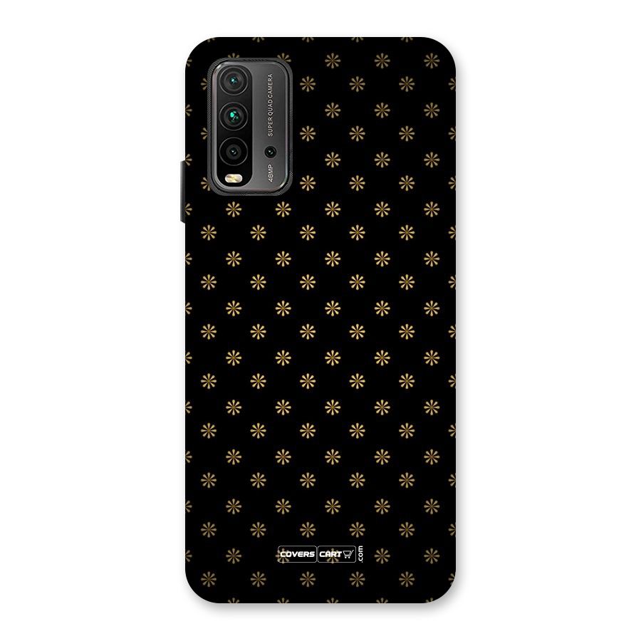 Golden Flowers Back Case for Redmi 9 Power