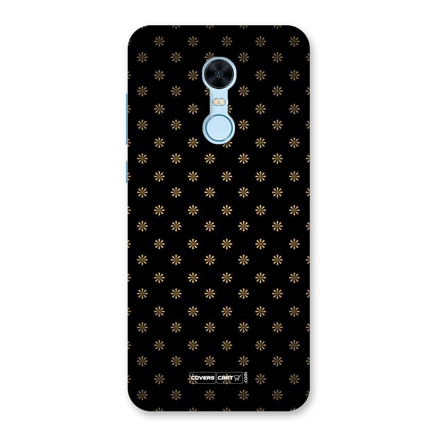 Golden Flowers Back Case for Redmi Note 5