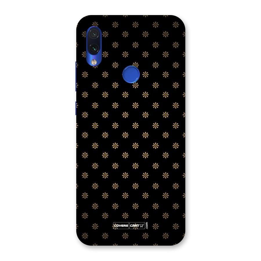 Golden Flowers Back Case for Redmi Note 7