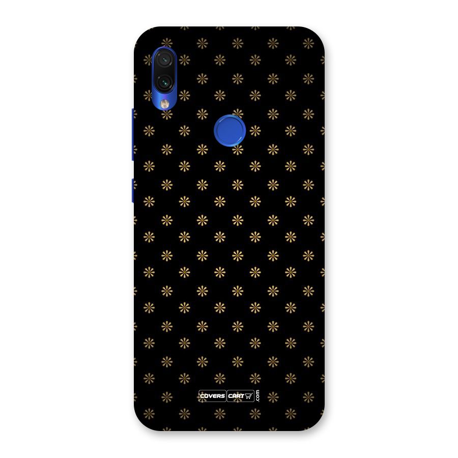 Golden Flowers Back Case for Redmi Note 7S