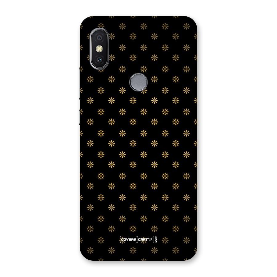 Golden Flowers Back Case for Redmi Y2