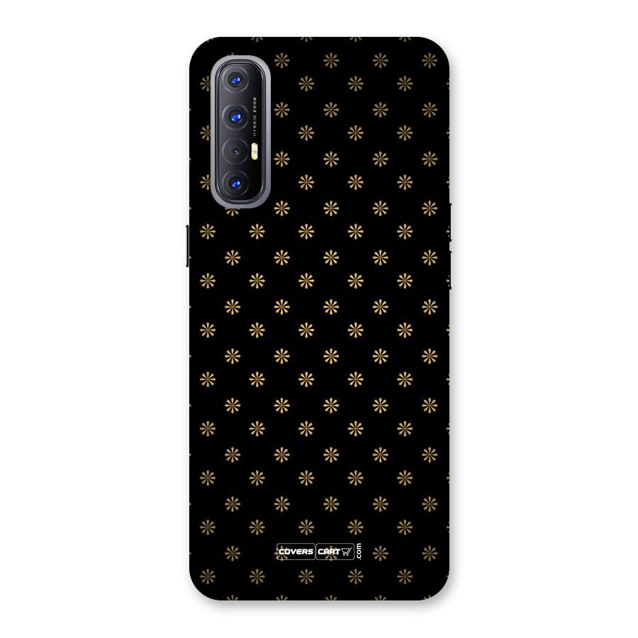 Golden Flowers Back Case for Reno3 Pro