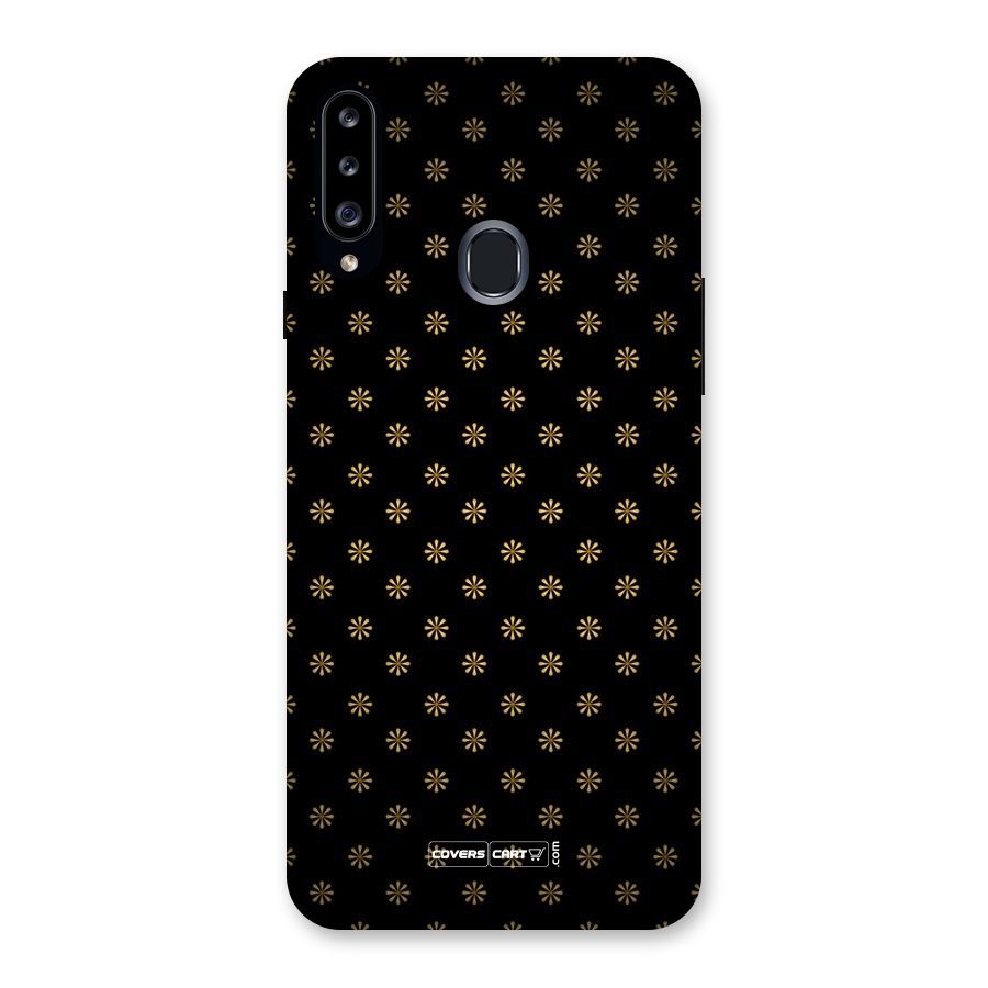 Golden Flowers Back Case for Samsung Galaxy A20s