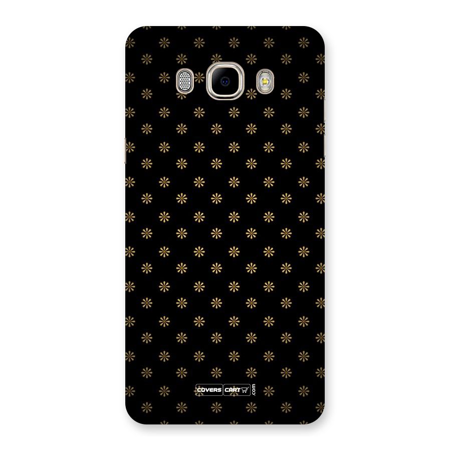 Golden Flowers Back Case for Samsung Galaxy J7 2016