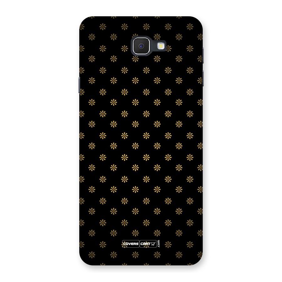 Golden Flowers Back Case for Samsung Galaxy J7 Prime