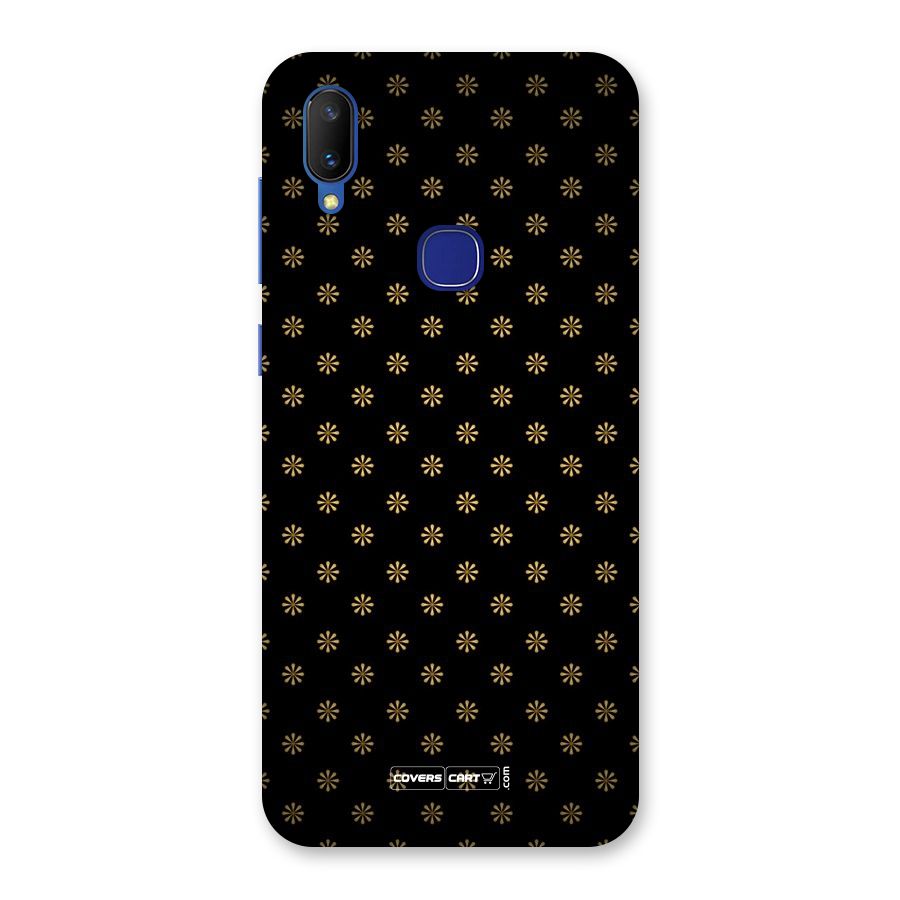 Golden Flowers Back Case for Vivo V11