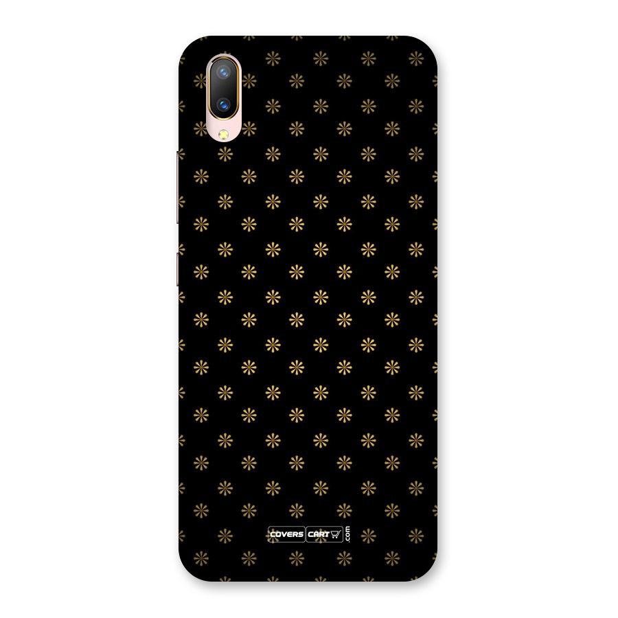 Golden Flowers Back Case for Vivo V11 Pro