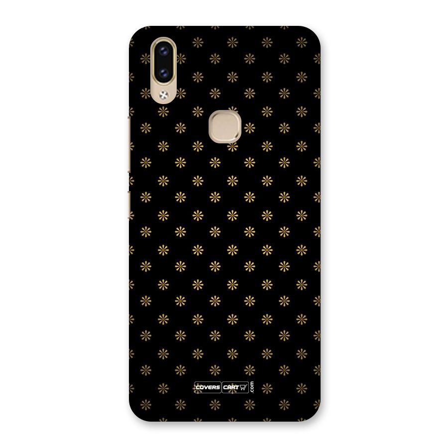 Golden Flowers Back Case for Vivo V9 Youth