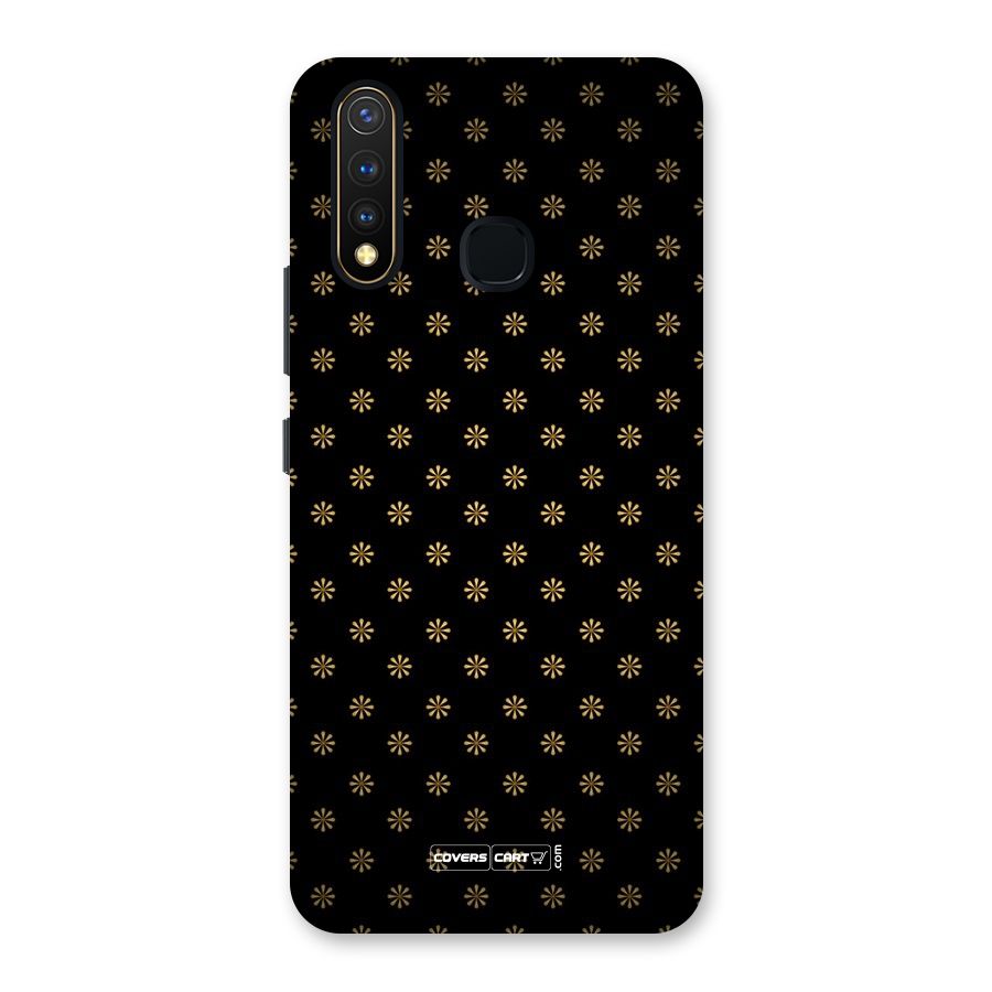 Golden Flowers Back Case for Vivo Y19