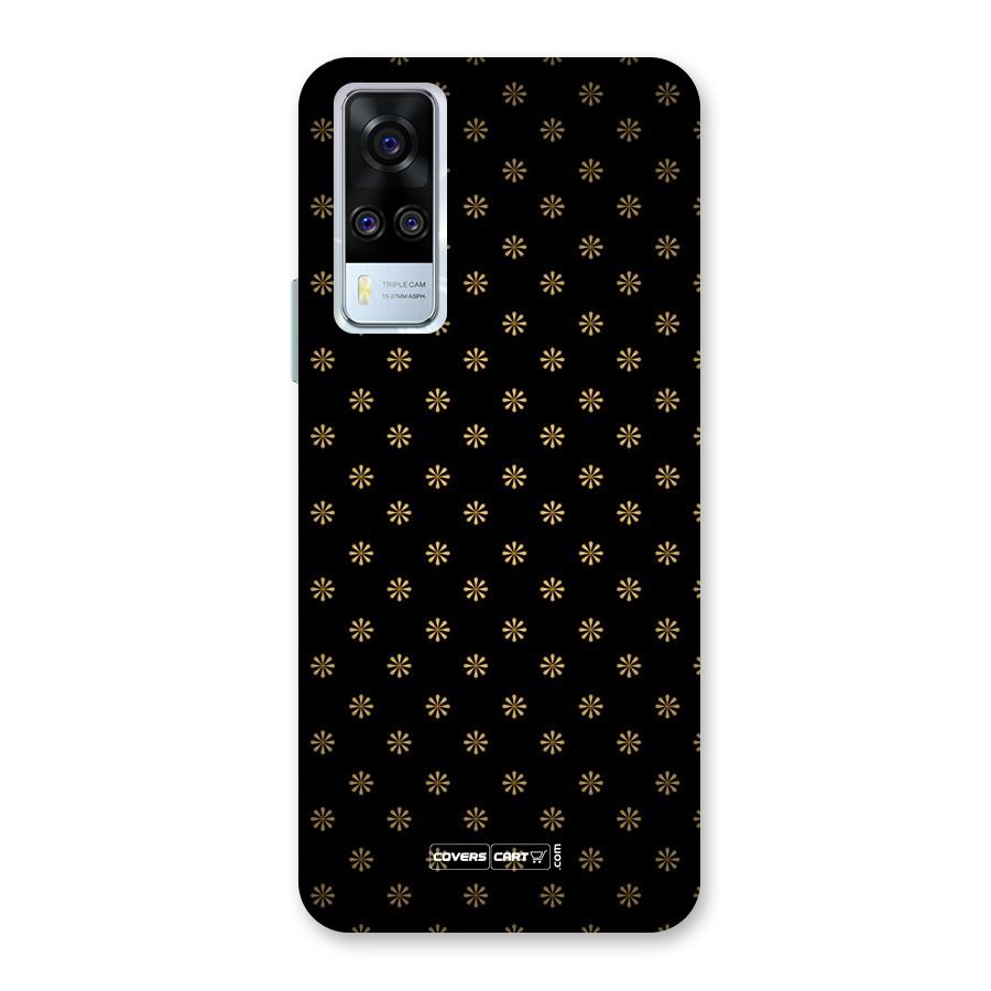 Golden Flowers Back Case for Vivo Y31
