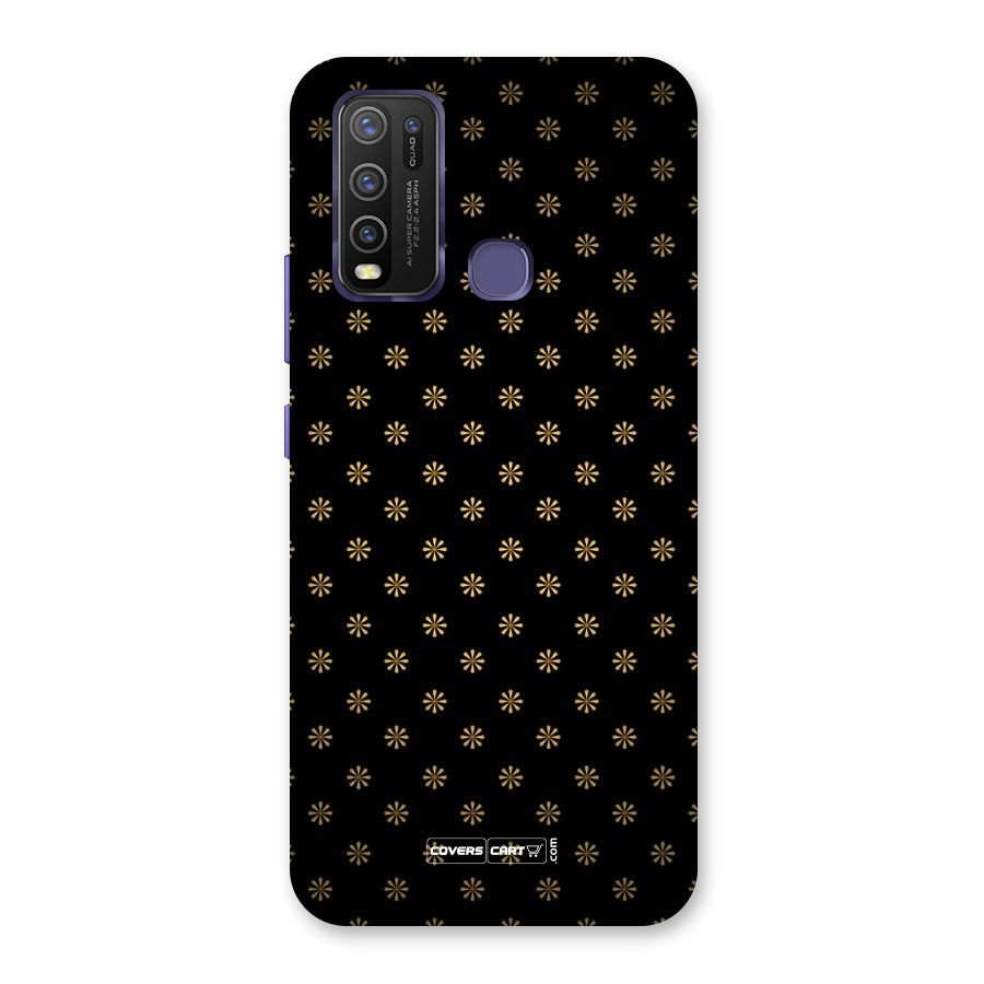 Golden Flowers Back Case for Vivo Y50