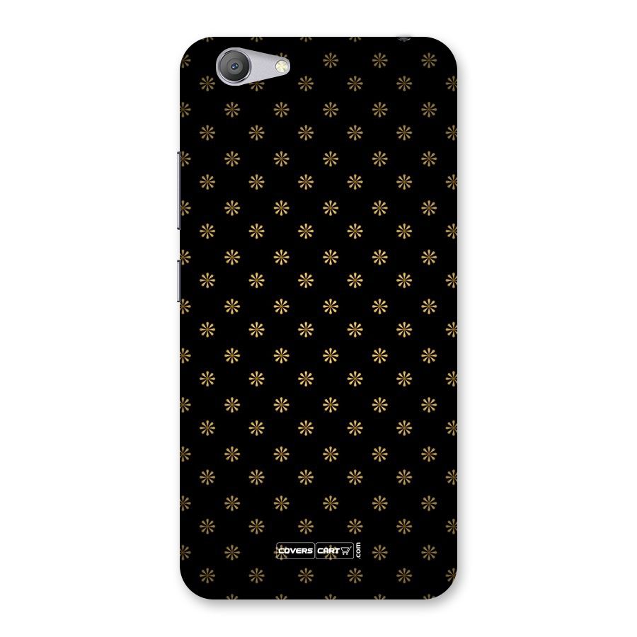Golden Flowers Back Case for Vivo Y53