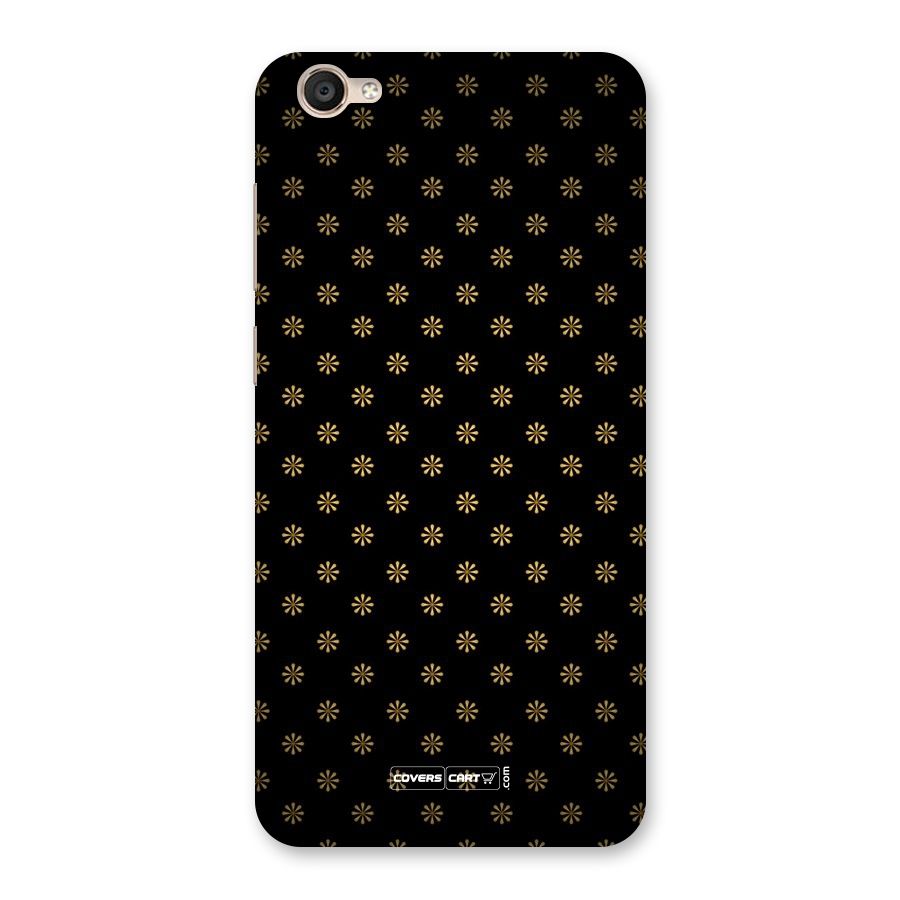 Golden Flowers Back Case for Vivo Y55s