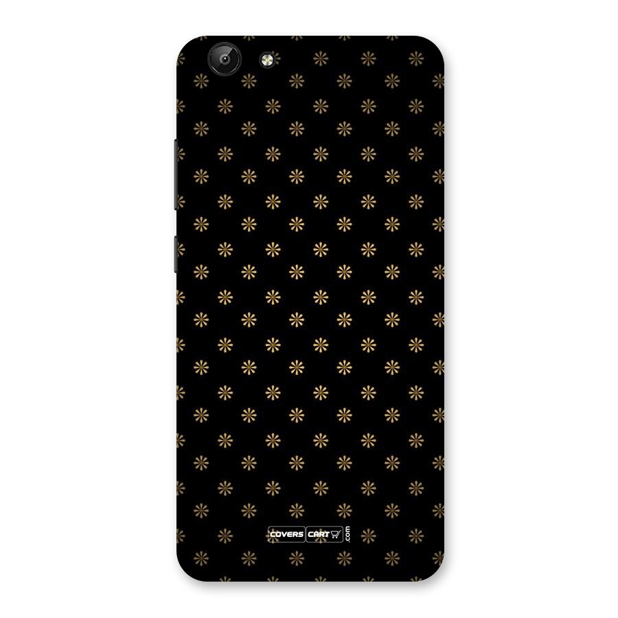 Golden Flowers Back Case for Vivo Y69